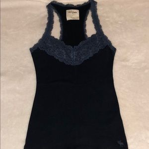 Abercrombie Kids Navy Lace Tank